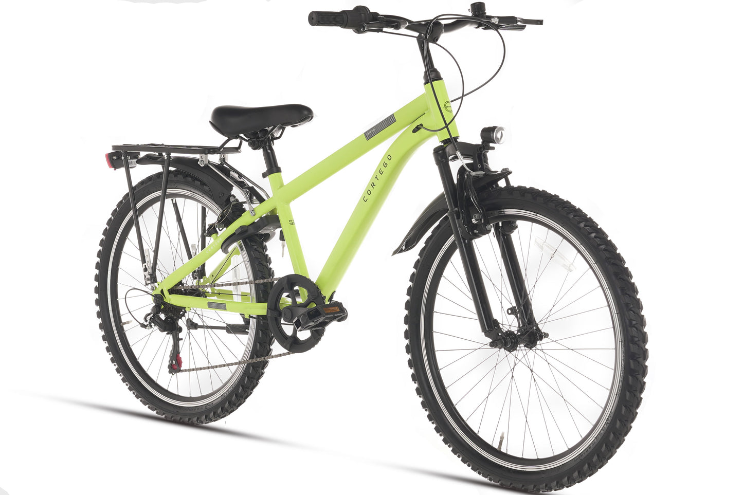Ranger Plus 7-speed boys' bicycle 24 inch fluorescent yellow