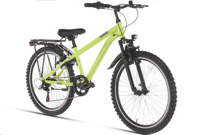 Ranger Plus 7-speed boys' bicycle 24 inch fluorescent yellow