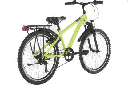 Ranger Plus 7-speed boys' bicycle 24 inch fluorescent yellow