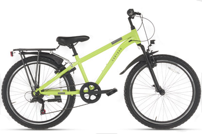 Ranger Plus 7-speed boys' bicycle 24 inch fluorescent yellow