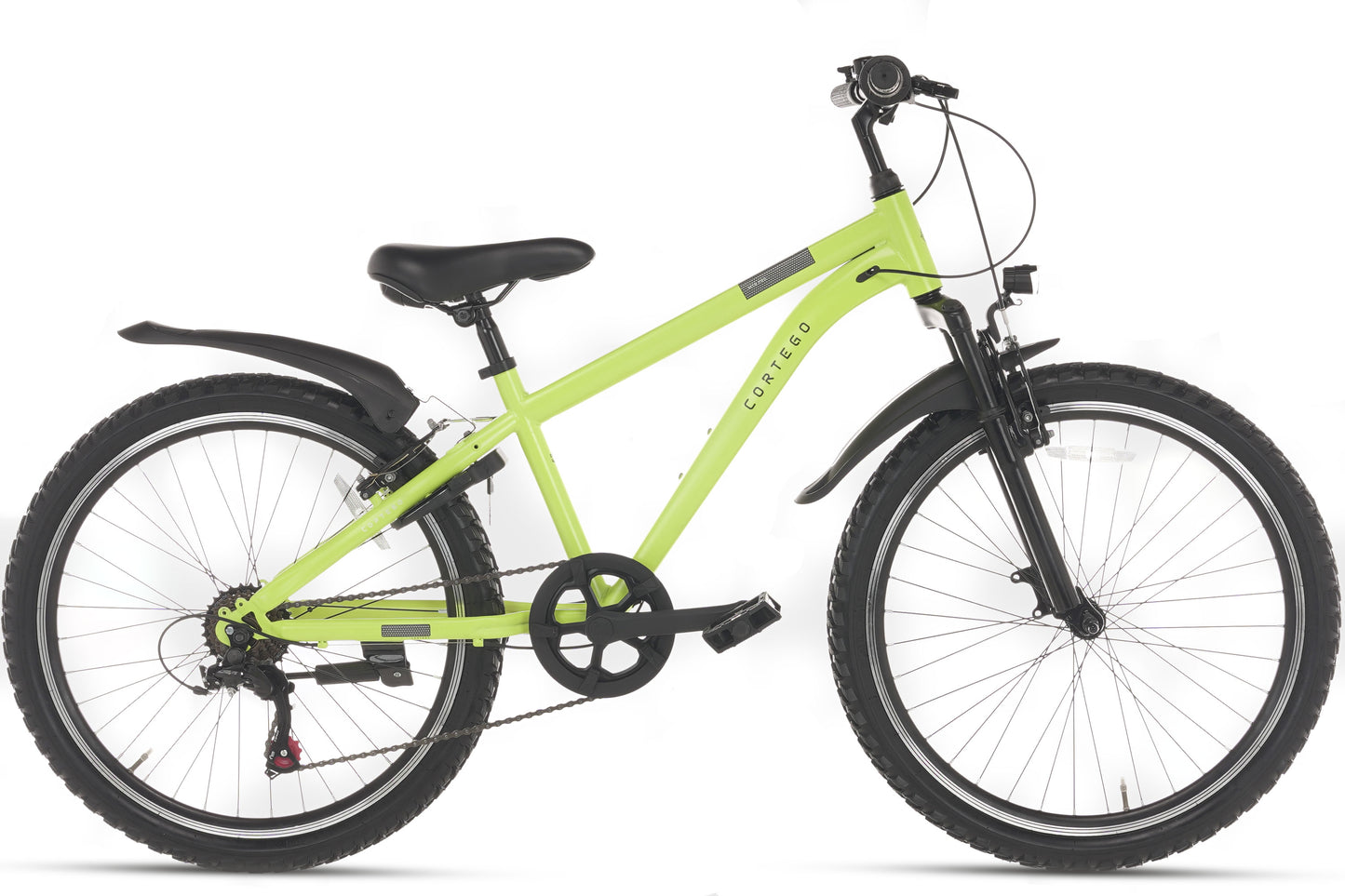 Ranger 7-speed Jongensfiets 24 inch Fluogeel
