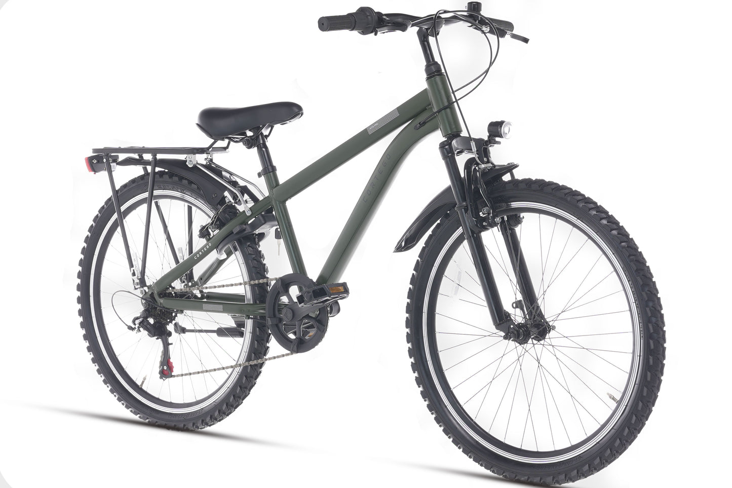 Ranger Plus 7-speed Jongensfiets 24 inch Leger groen