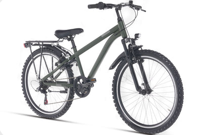 Ranger Plus 7-speed Jongensfiets 26 inch Leger groen