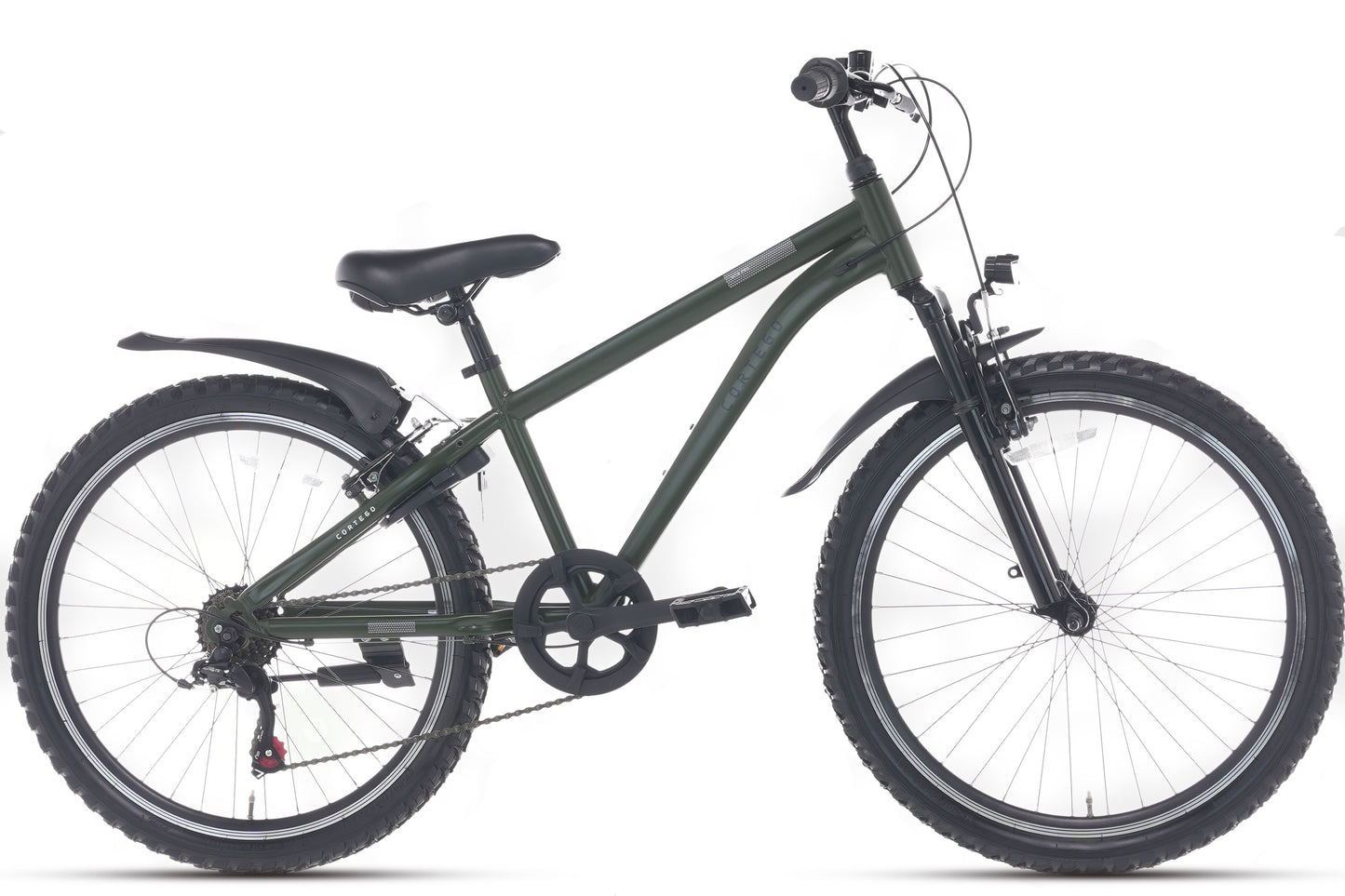 Ranger 7-speed Jongensfiets 24 inch Leger groen