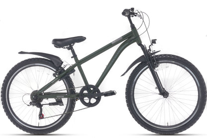 Ranger 7-speed Jongensfiets 24 inch Leger groen