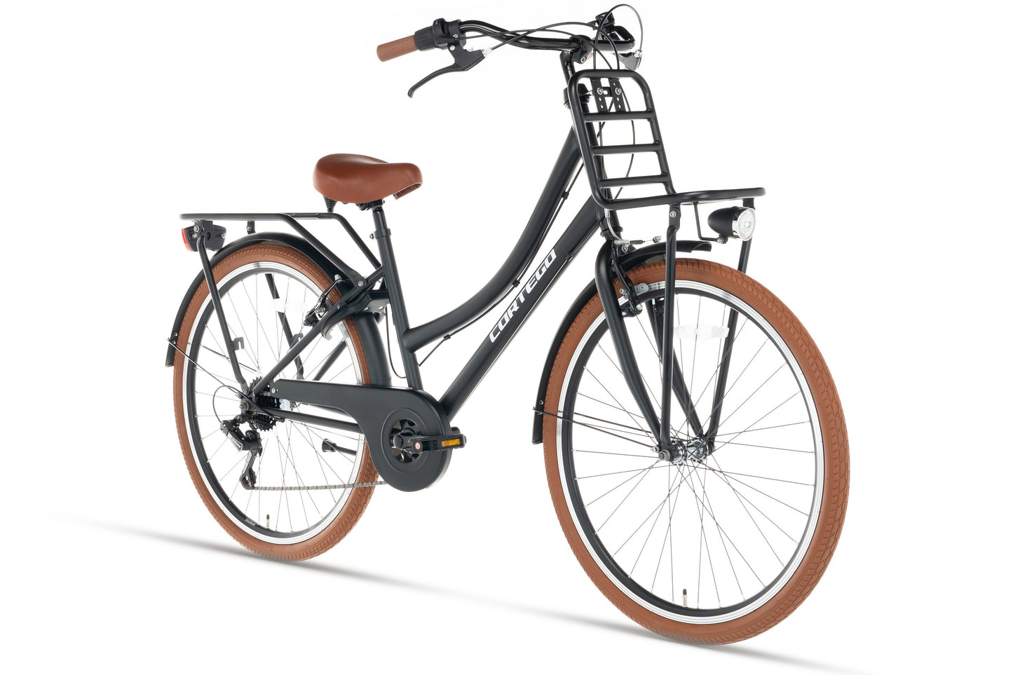 Transporter Meisjesfiets 24 inch - 7 Versnellingen - Mat-Zwart