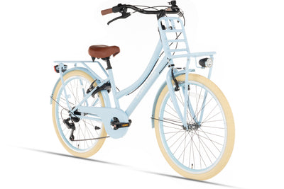 Transporter Meisjesfiets 22 inch - 7 Versnellingen - Blauw
