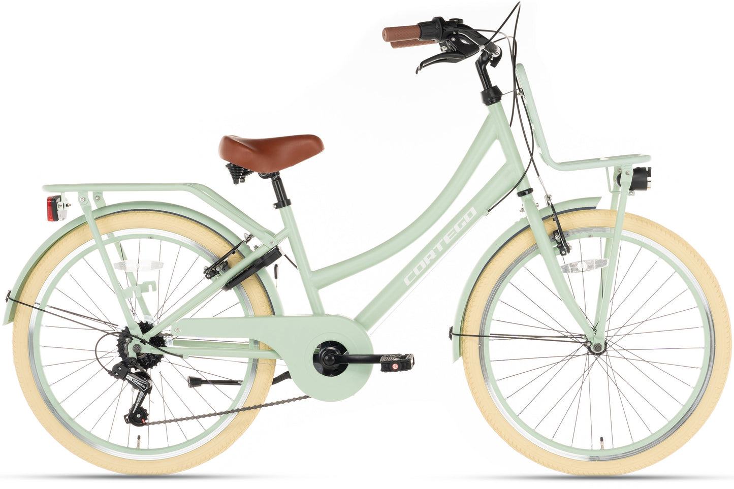 Transporter Meisjesfiets 24 inch - 7 Versnellingen - Groen