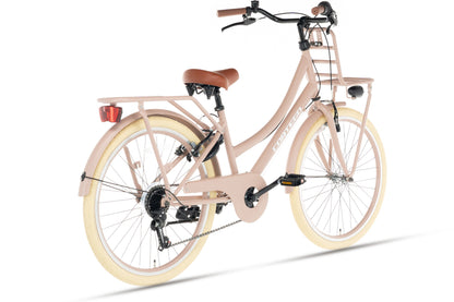 Transporter Meisjesfiets 26 inch - 7 Versnellingen - Zalm