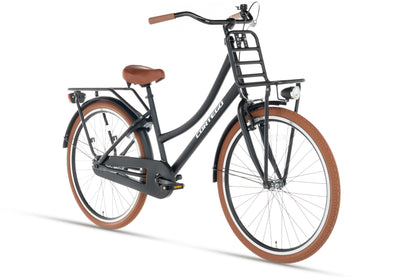 Transporter Meisjesfiets 24 inch Mat-Zwart