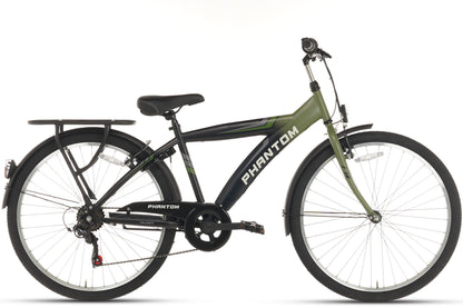 Rebel Boys' Bike 26 Inch Lime - 6 Gears