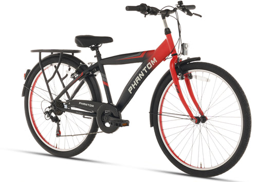 Phantom Jongensfiets 26 Inch Rood - 7 Versnellingen