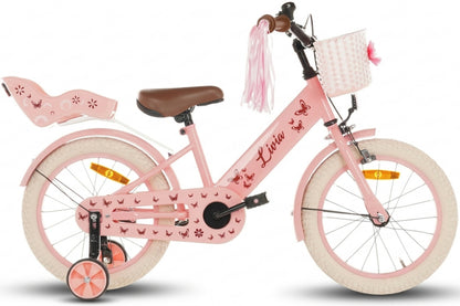 Livia Meisjesfiets Roze 16 inch