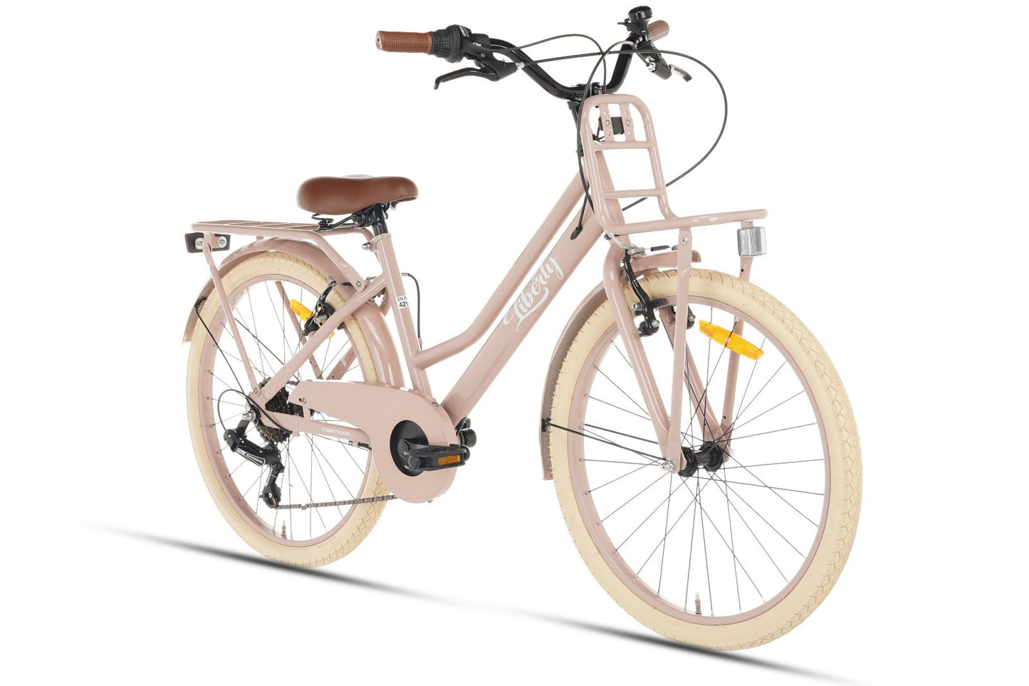 Liberty D7 Meisjesfiets 22 inch - 7 Versnellingen - Zalm