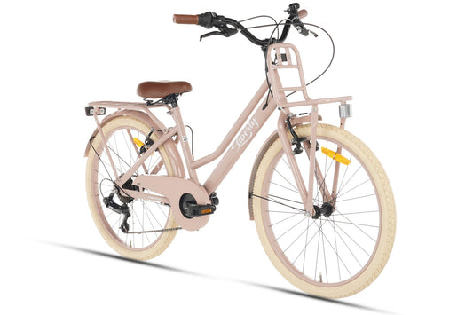 Liberty D7 Meisjesfiets 22 inch - 7 Versnellingen - Zalm
