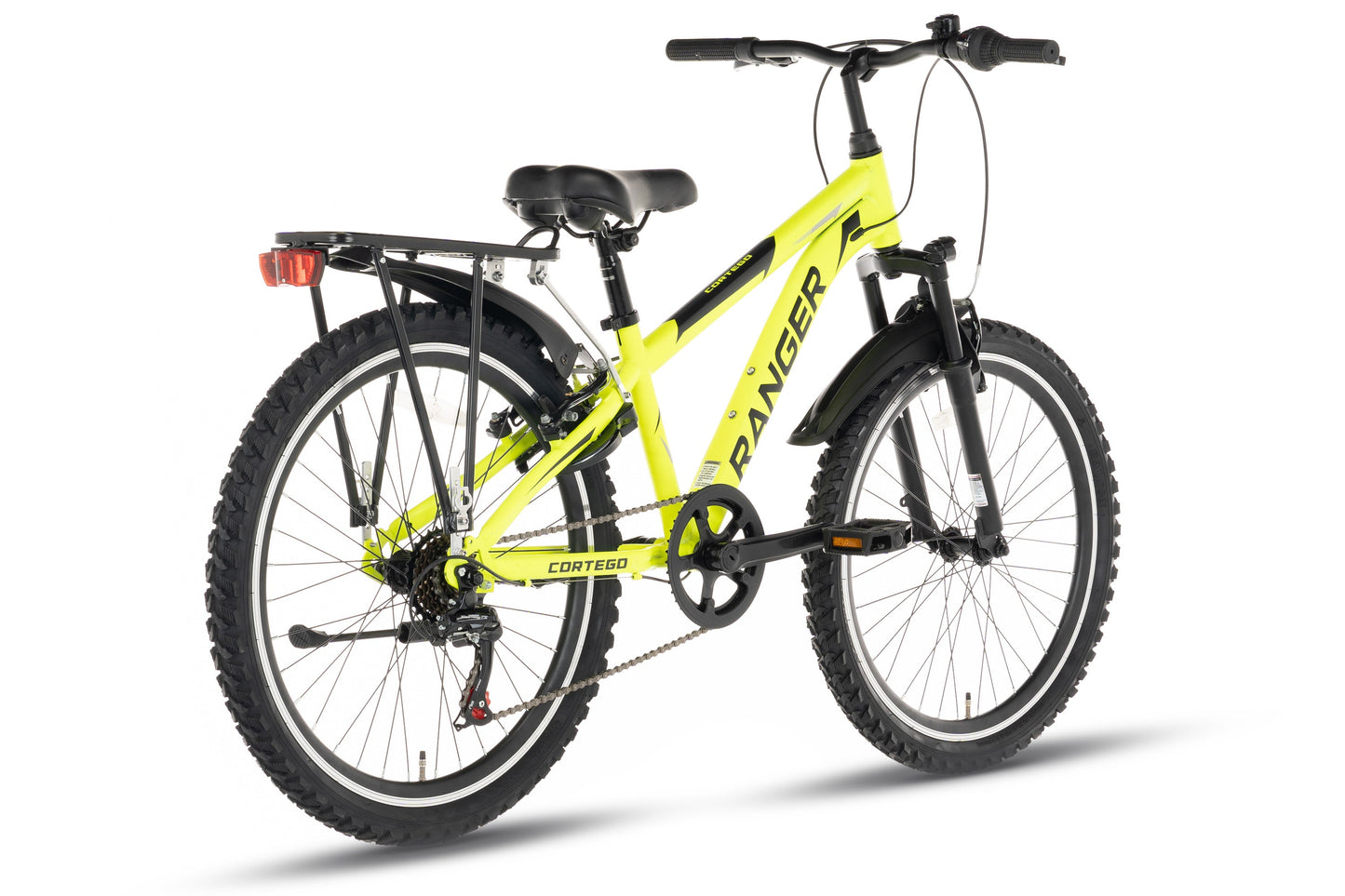 Ranger Plus 7-speed Jongensfiets 24 inch Fluogeel