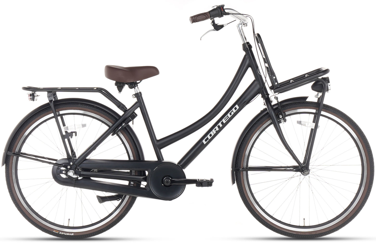 Cargo Meisjesfiets 26 inch - 3 Versnellingen - Mat-Zwart