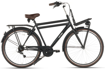Transporter Herenfiets 7 Versnellingen Mat-Zwart