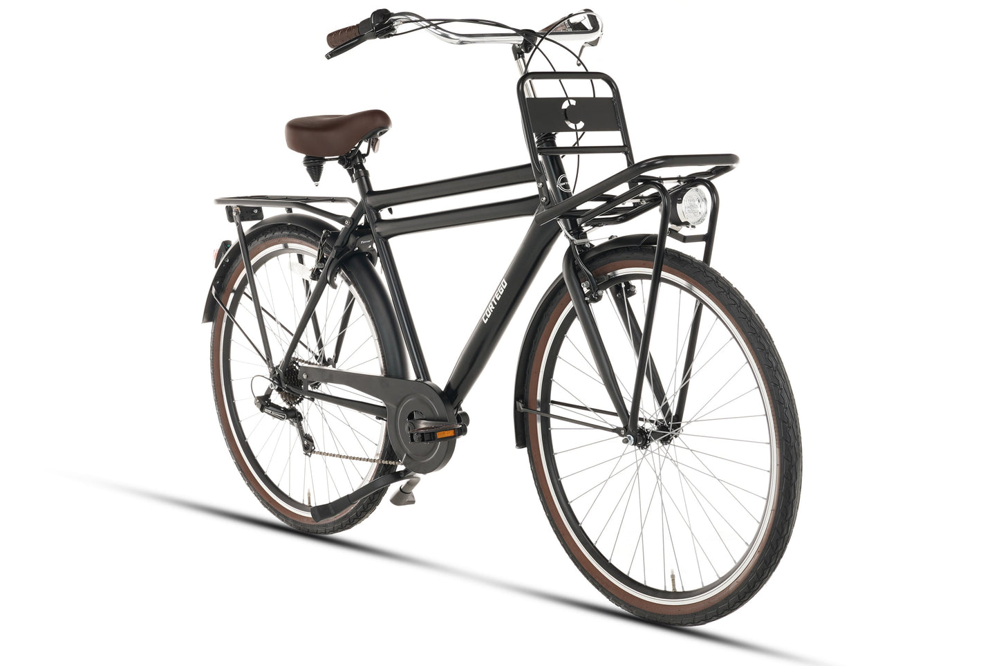 Transporter Herenfiets 7 Versnellingen Mat-Zwart