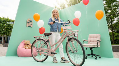 Cargo Girls' Bike 24 Inch - 3 Gears - Matte Black