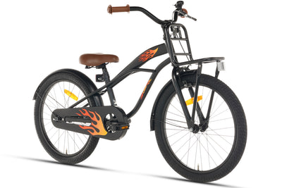 Cruiser Boys' Bicycle Black 22 Inch