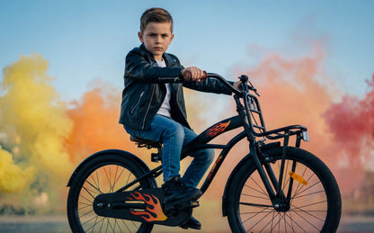 Cruiser Jongensfiets Zwart 22 Inch