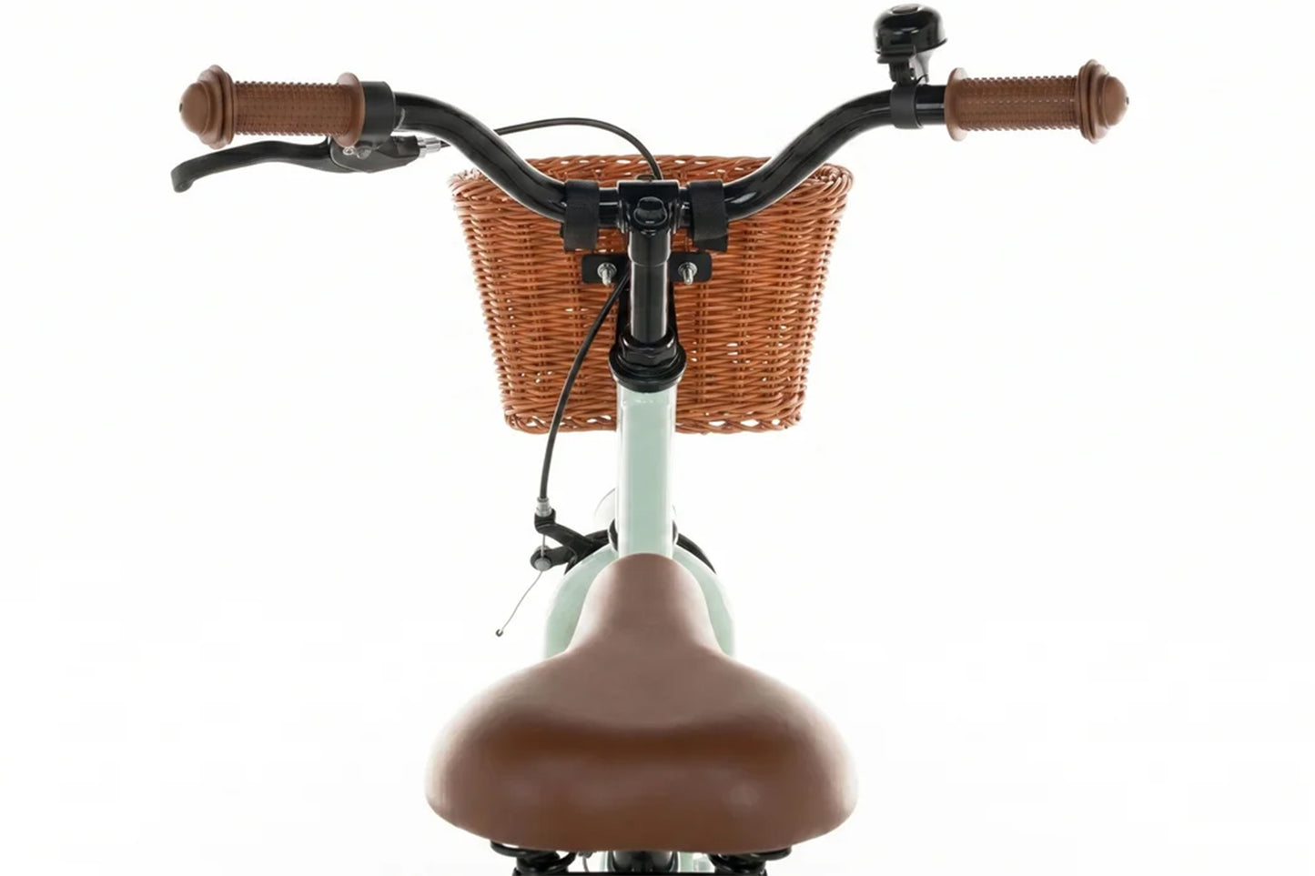 Liberty girls' bicycle Green 14 inch + basket