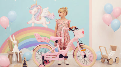 Liva meisjesfiets Roze 14 inch