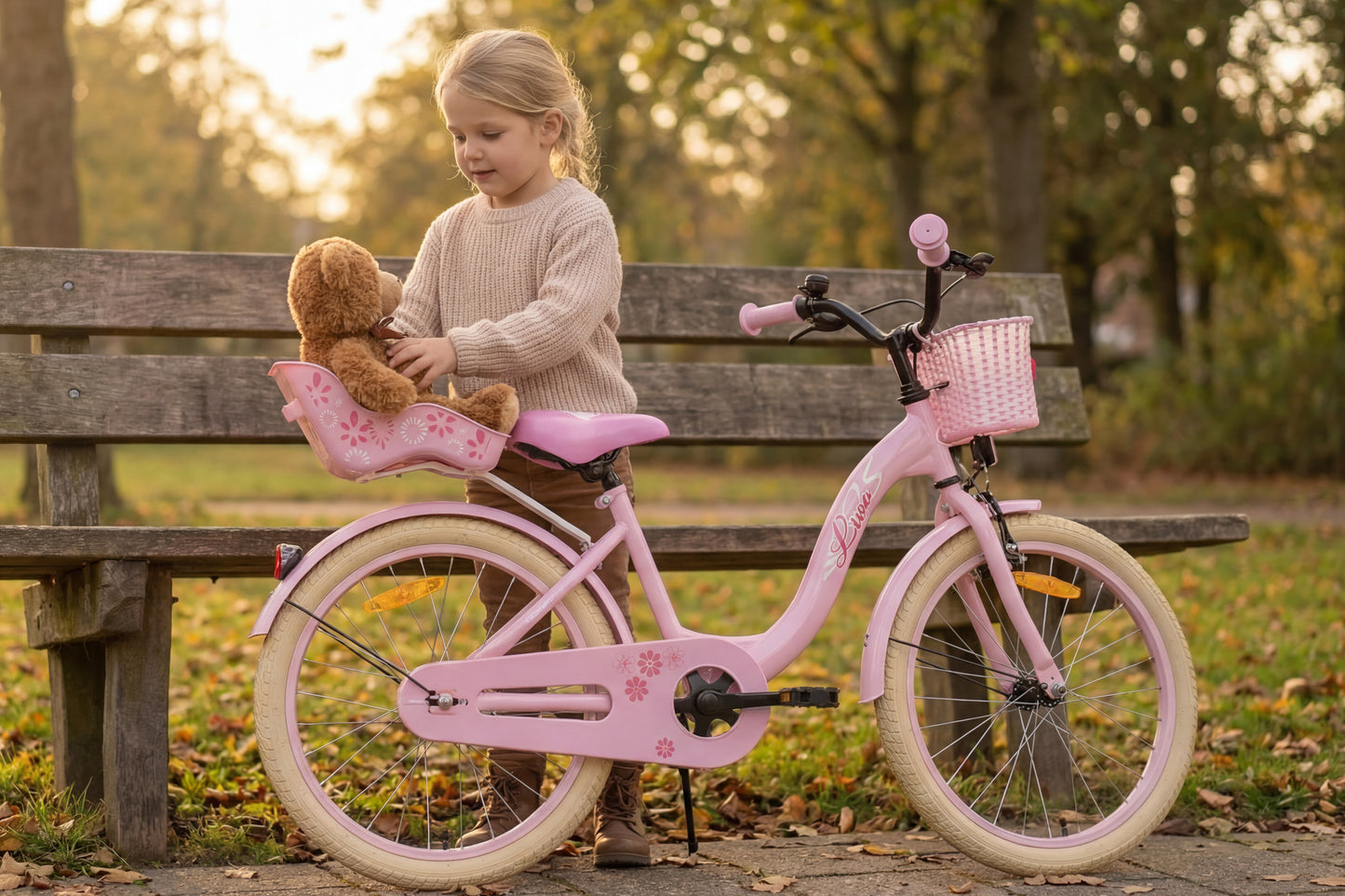 Liva girls' bicycle Pink 20 inch