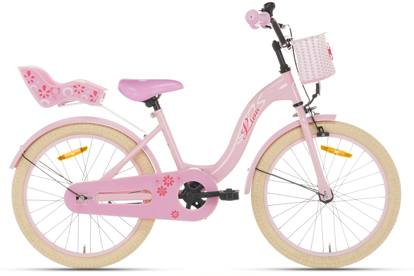 Liva girls' bicycle Pink 20 inch