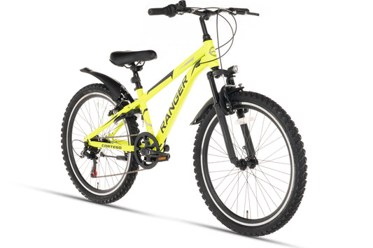 Ranger 7-speed Jongensfiets 26 inch Fluogeel