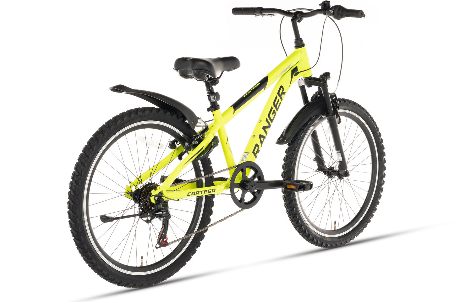 Ranger 7-speed Jongensfiets 26 inch Fluogeel