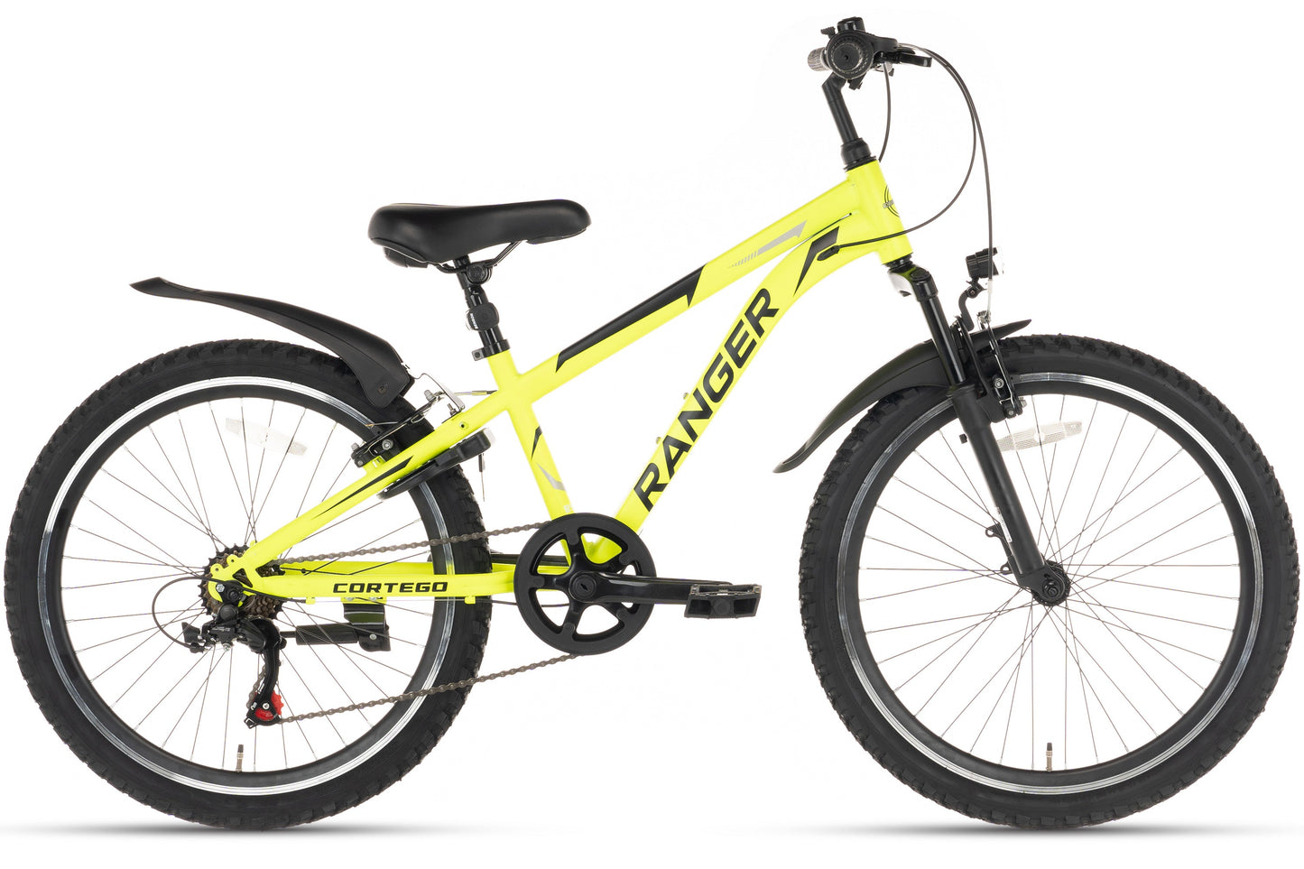 Ranger 7-speed Jongensfiets 26 inch Fluogeel