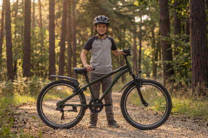 Ranger Plus 7-speed Jongensfiets 24 inch Leger groen