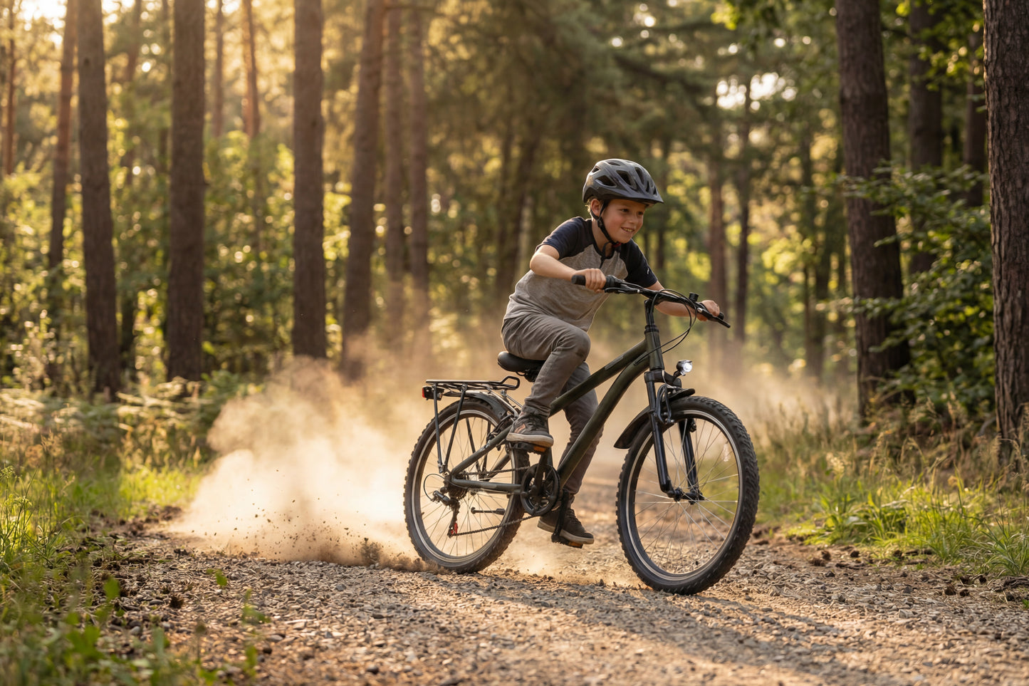 Ranger Plus 7-speed Jongensfiets 24 inch Leger groen