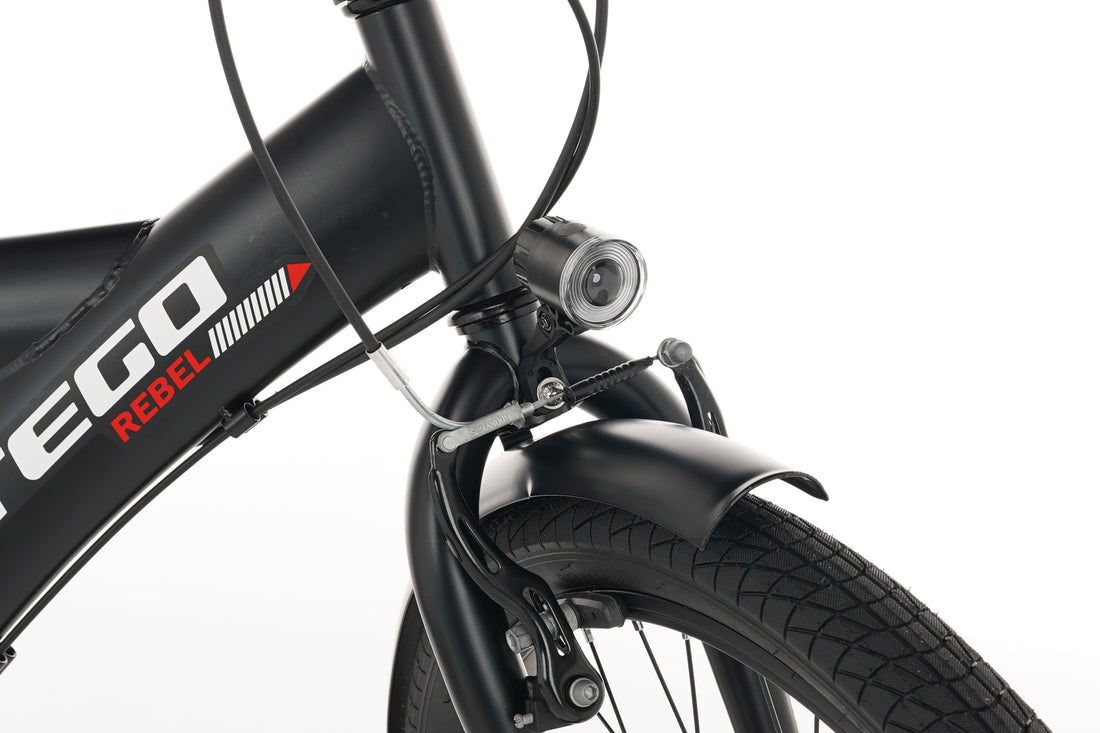 Rebel Jongensfiets 24 Inch Zwart - 6 Versnellingen