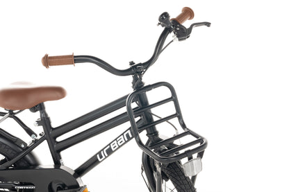 Urban Jongensfiets Mat-Zwart 14 inch