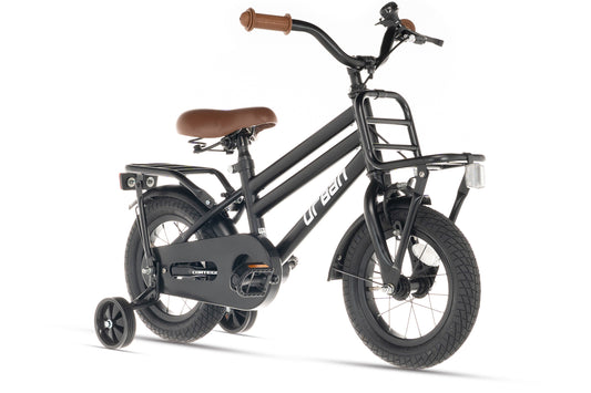 Urban Jongensfiets Mat-Zwart 14 inch