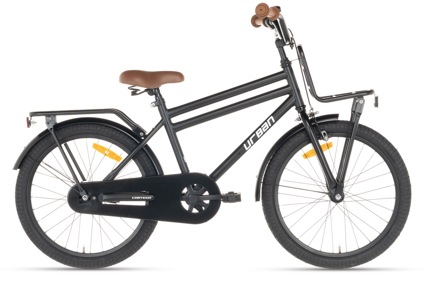 Urban Jongensfiets Mat-Zwart 20 inch