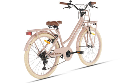 Liberty D7 Meisjesfiets 22 inch - 7 Versnellingen - Zalm