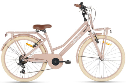 Liberty D7 Meisjesfiets 22 inch - 7 Versnellingen - Zalm