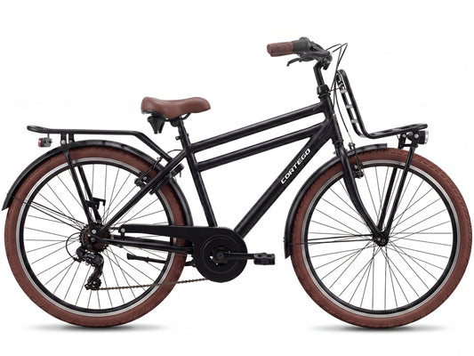 Transporter Jongensfiets 26 inch - 7 Versnellingen - Mat-Zwart
